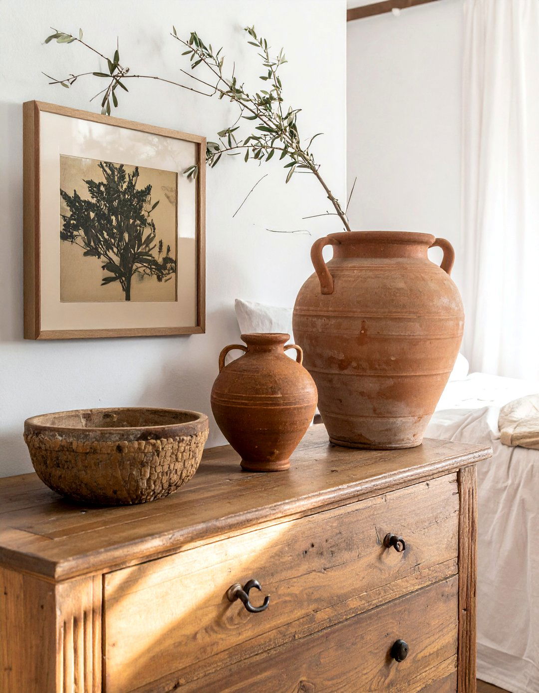 Ceramic and Pottery Decor - 20 Tuscan Bedroom Ideas for a Warm and Inviting Space