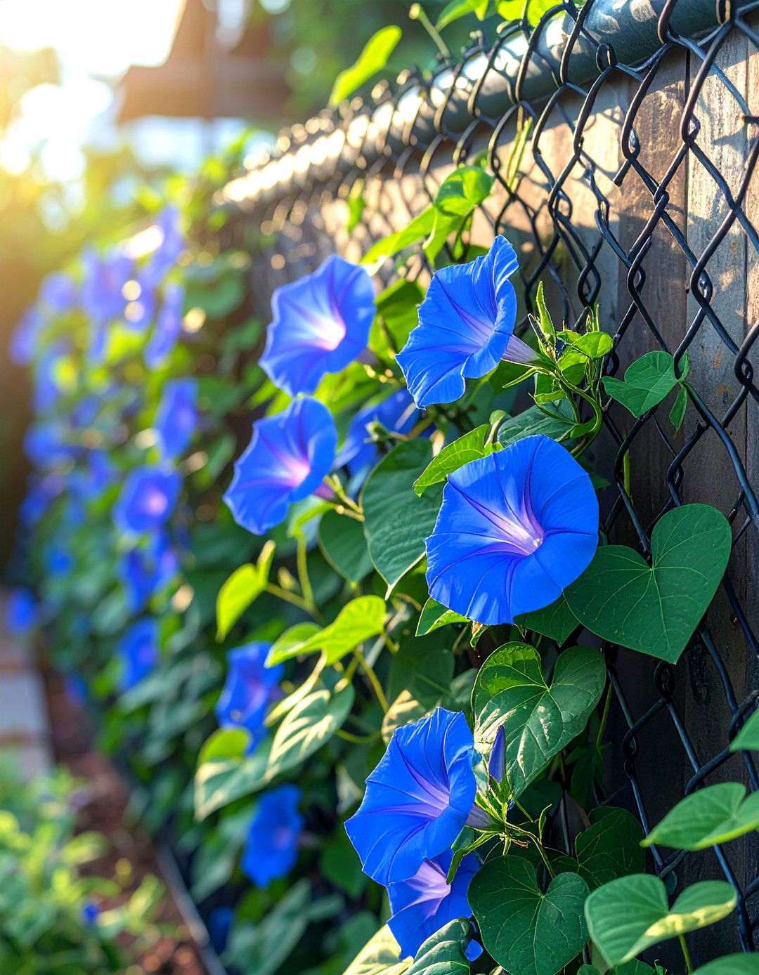 Chain Link Fence Vertical Garden - 40 Vertical Garden Ideas for Small Spaces