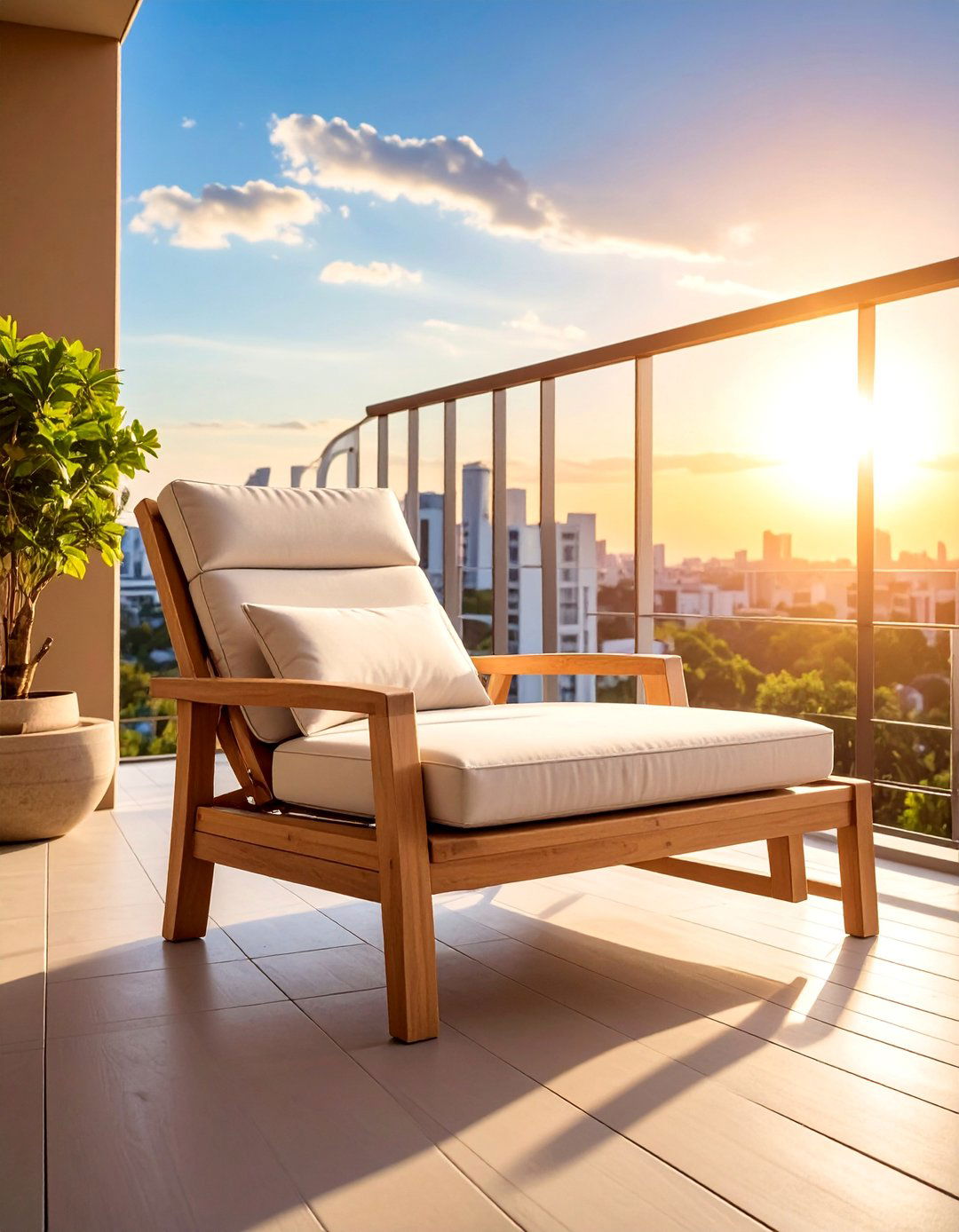 Chaise Lounge Balcony Comfort - 25 Balcony Seating Ideas for Small Outdoor Spaces
