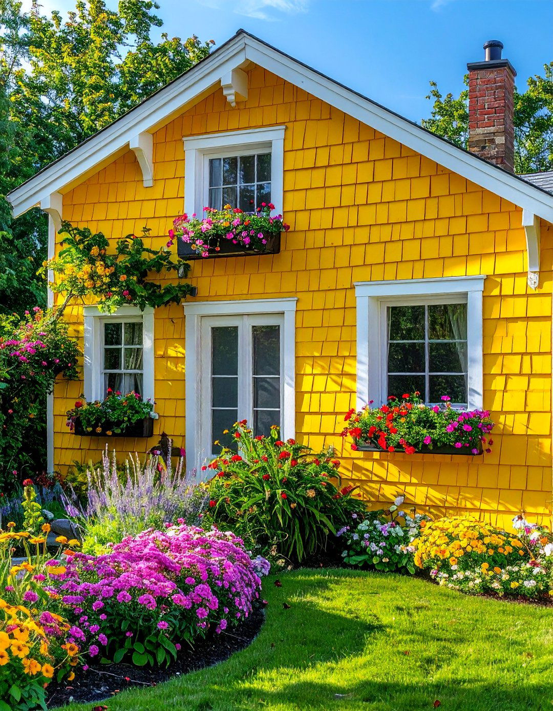 Cheerful Sunny Yellow House Siding Colors - 25 House Siding Colors to Transform Your Home's Exterior