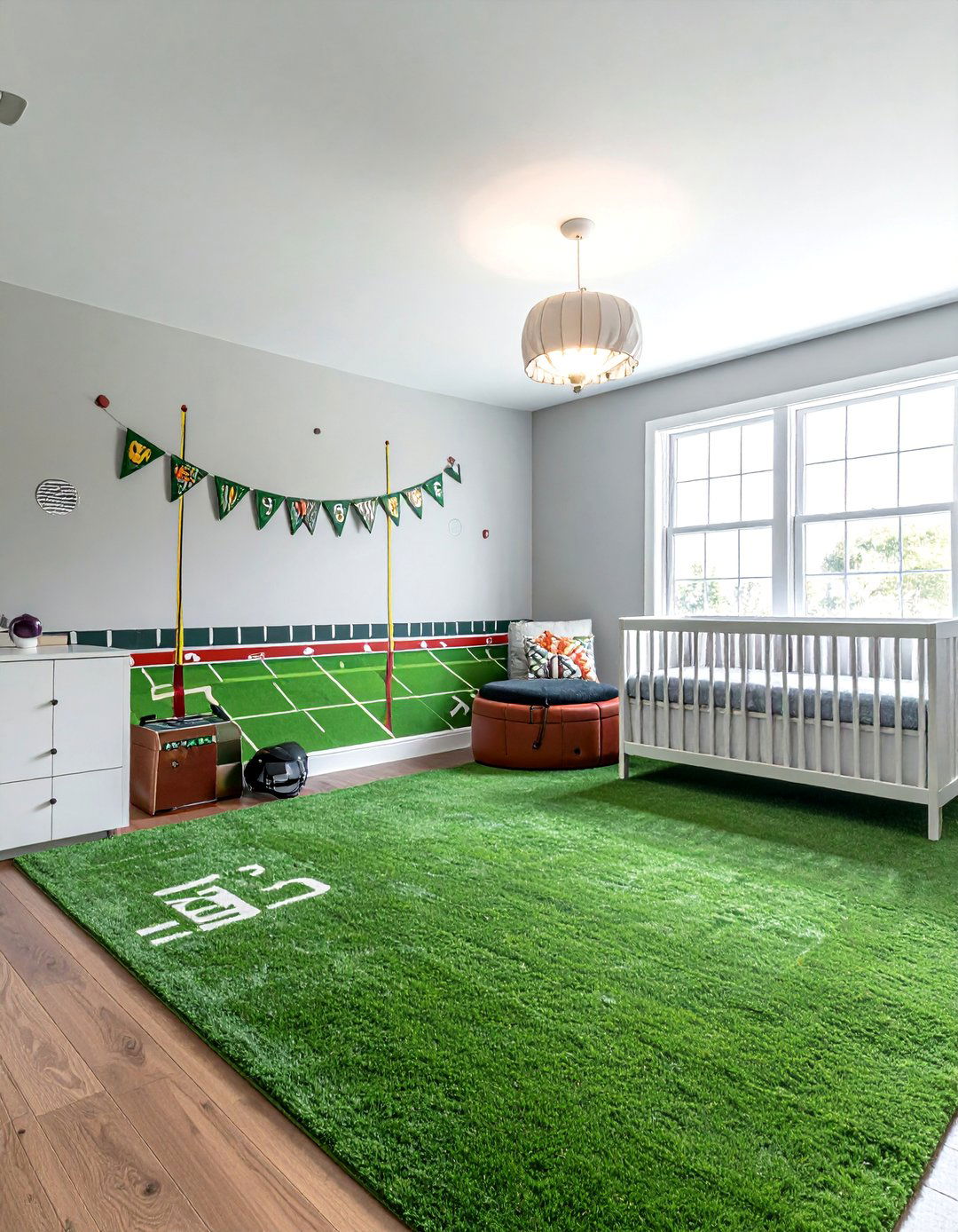 Classic Football Stadium Atmosphere - 20 Sports Nursery Ideas for a Fun and Active Theme