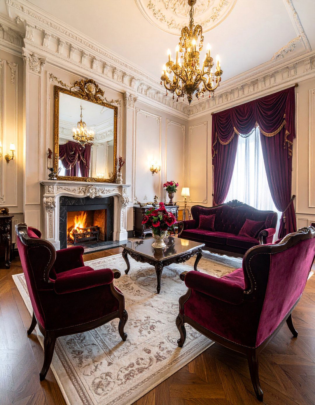 Classic Victorian Parlor Room - 15 Parlor Room Ideas to Elevate Your Home's Elegance
