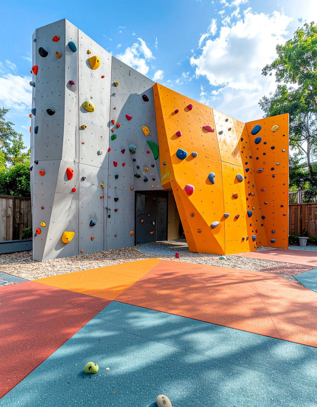 Climbing Wall Adventure - 15 Garden Gym Ideas for Your Outdoor Fitness Space