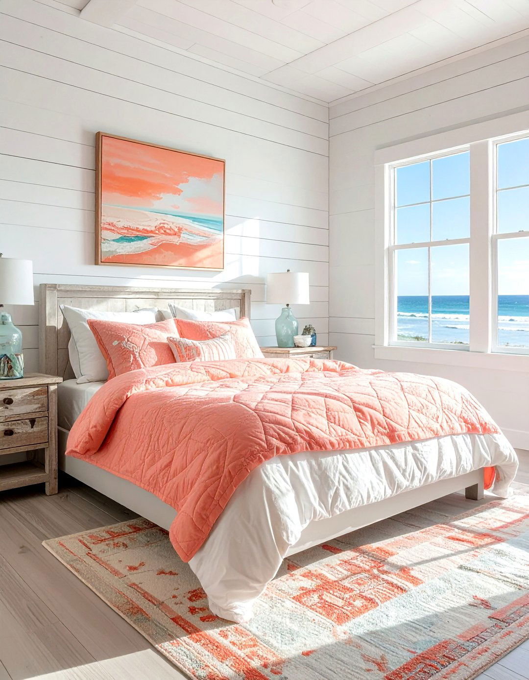 Coastal Coral Bedroom Style - 25 Coral Bedroom Ideas for a Fresh and Vibrant Look