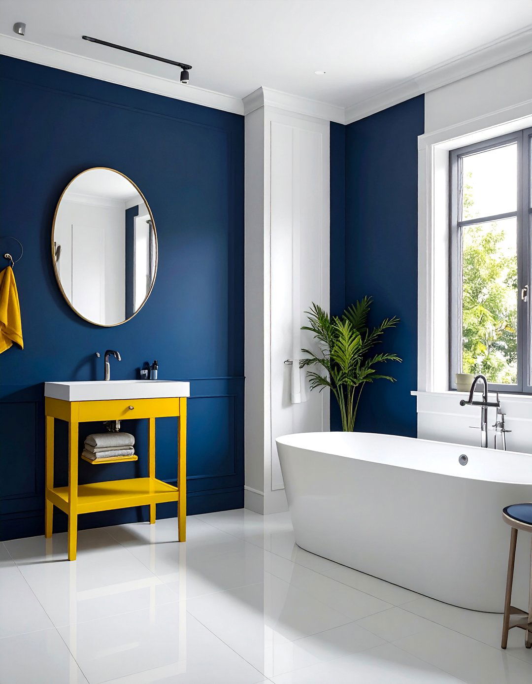 Color Blocking Aesthetic Bathroom - 20 Aesthetic Bathroom Ideas for a Stylish Space