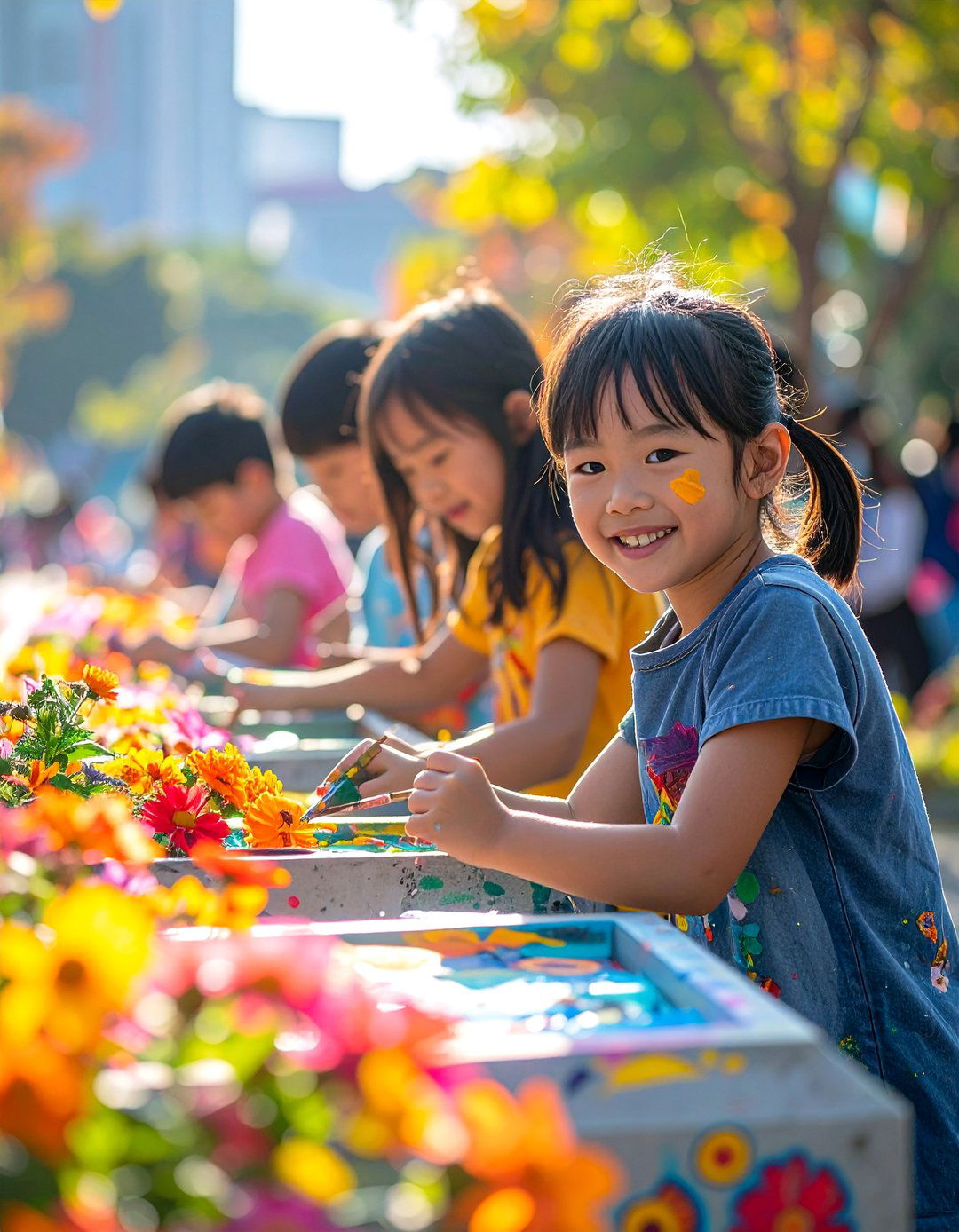 Community Painted Street Planters - 20 Street Planters to Beautify Your Neighborhood