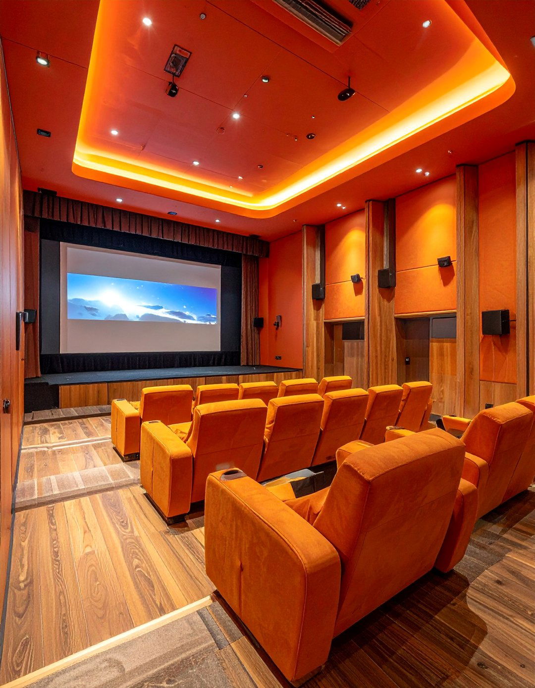 Community Theater Space - 40 Small Home Theater Ideas for Movie Nights
