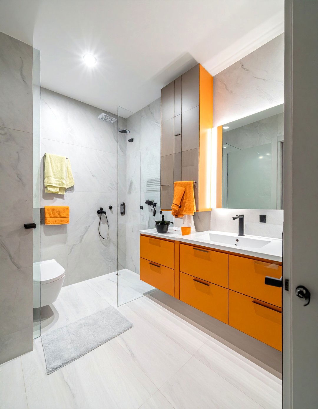 Compact Space Maximization Strategies - 15 His and Her Bathroom Ideas for a Shared Space