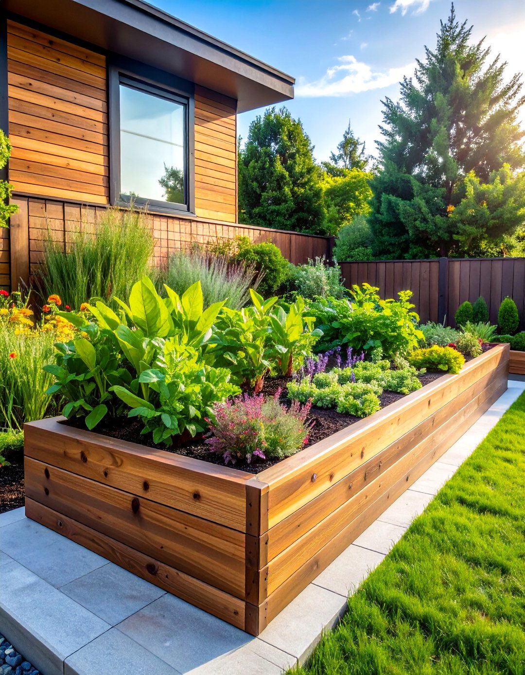 Composite Decking Frames - 25 Budget-Friendly Raised Garden Bed Ideas for Your Backyard