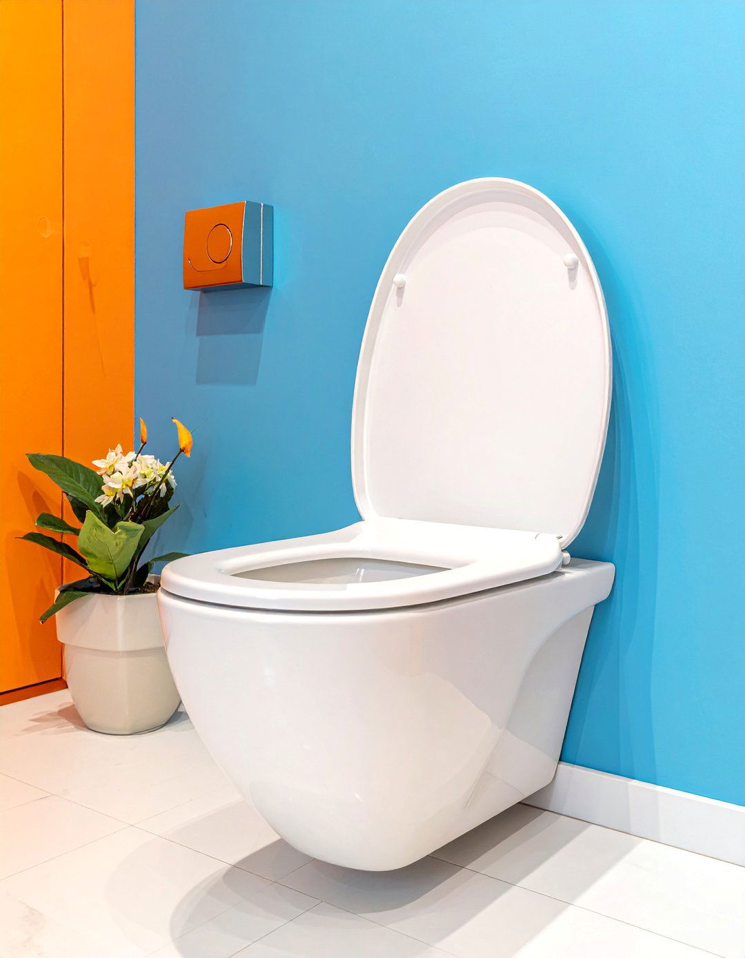 Concealed Cistern Toilet for a Sleek Look - 20 Luxury Powder Room Ideas for a Chic Space