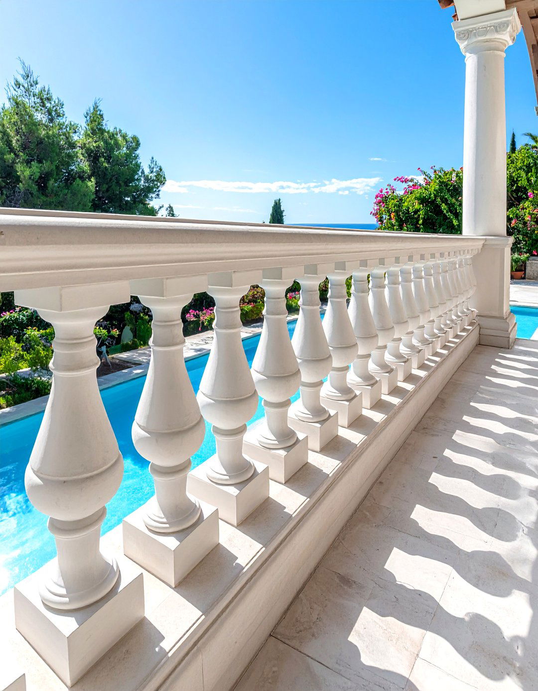 Concrete Baluster Balcony Railing - 25 Balcony Railing Design Ideas for Stylish Homes
