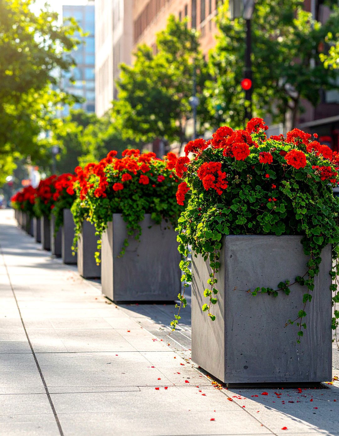 Concrete Barrier Street Planters - 20 Street Planters to Beautify Your Neighborhood