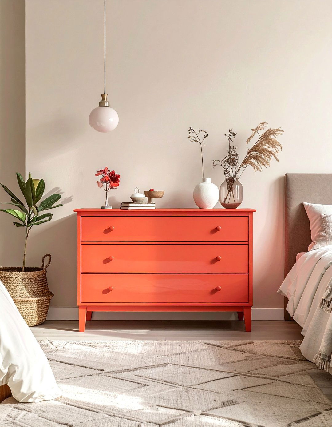 Coral Painted Bedroom Furniture - 25 Coral Bedroom Ideas for a Fresh and Vibrant Look
