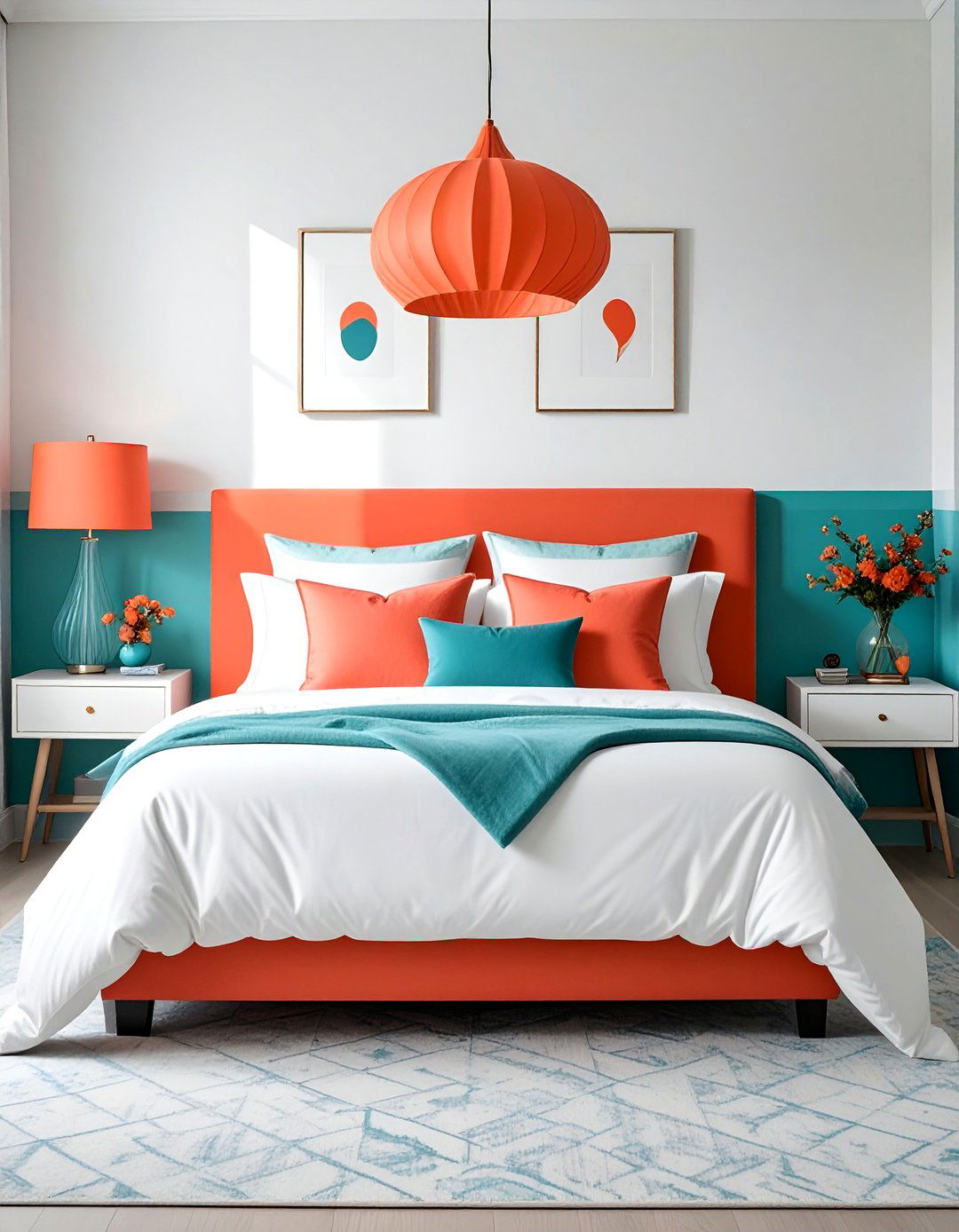 Coral and Teal Bedroom Decor - 25 Coral Bedroom Ideas for a Fresh and Vibrant Look