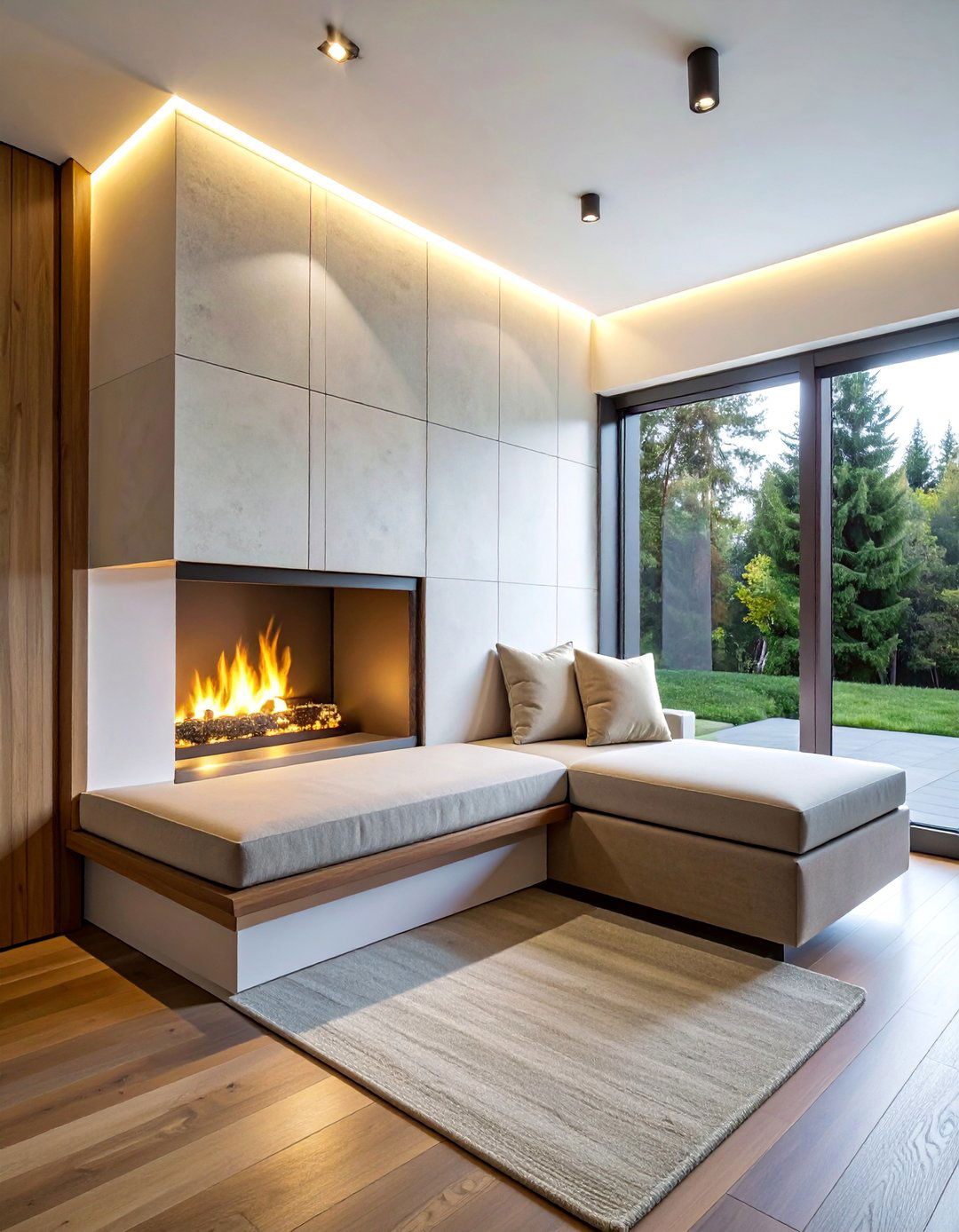 Corner Fireplace Bench Designs - 20 Fireplace Bench Ideas to Cozy Up Your Living Room