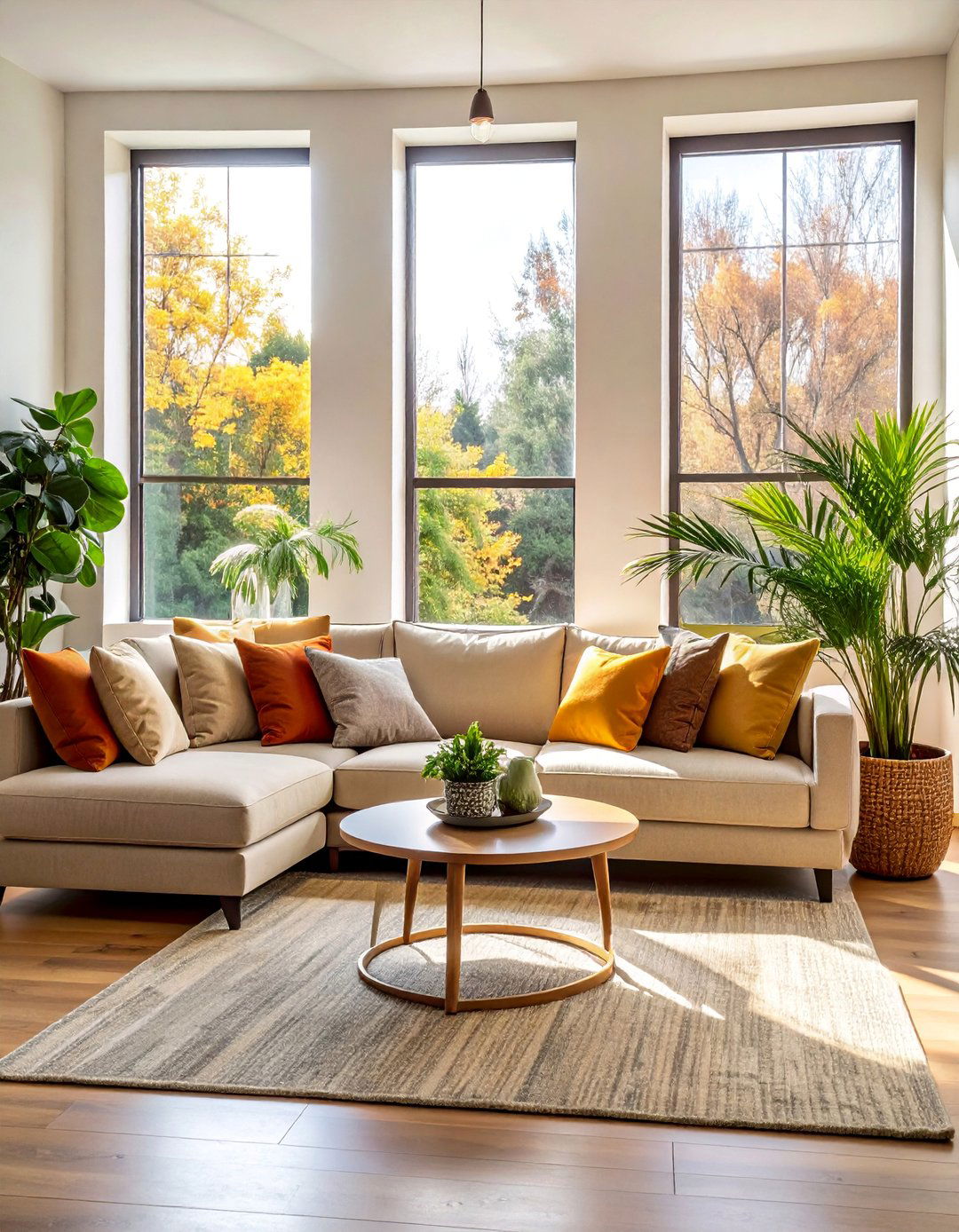 Corner Sofa Configuration for Multiple Windows - 20 Couch in Front of Window Ideas for Bright Spaces
