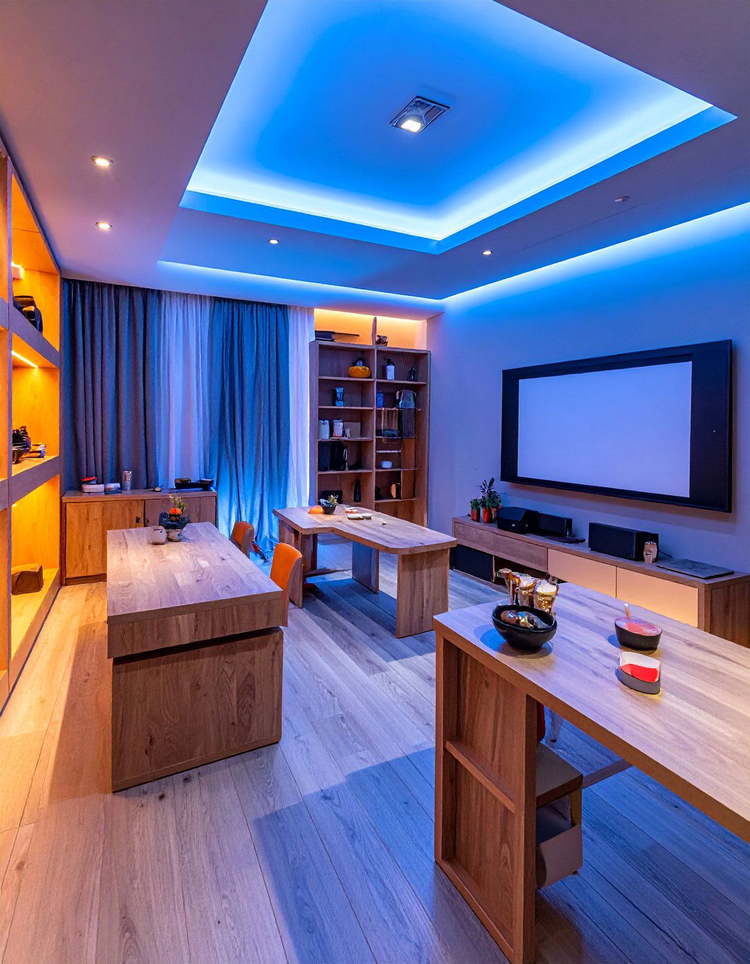 Craft Room Theater - 40 Small Home Theater Ideas for Movie Nights