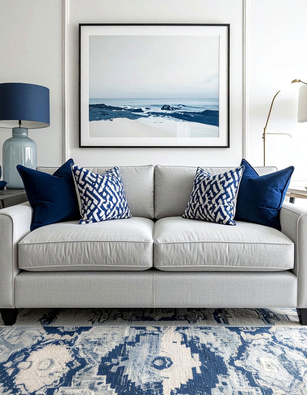 Creating Symmetry with Matching Accent Pillows and Throws - 15 Elegant Symmetrical Living Room Ideas for Balance
