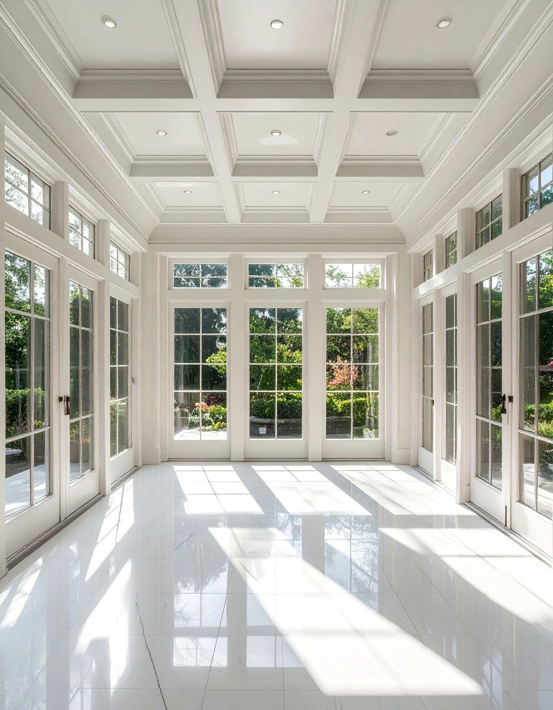 Crown Molding Sunroom Ceilings - 20 Sunroom Ceiling Ideas to Elevate Your Indoor-Outdoor Space