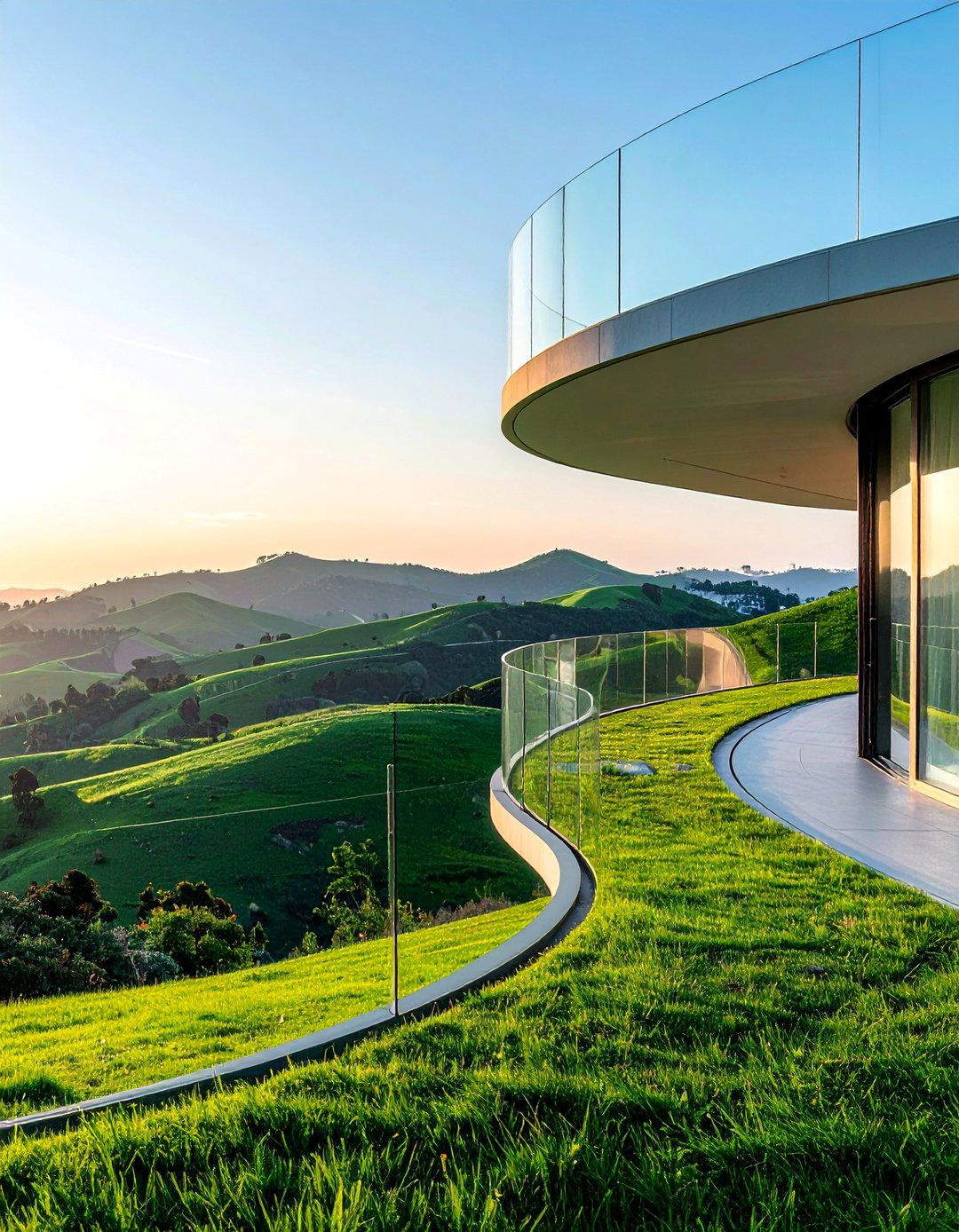 Curved Glass Balcony Railing - 25 Balcony Railing Design Ideas for Stylish Homes