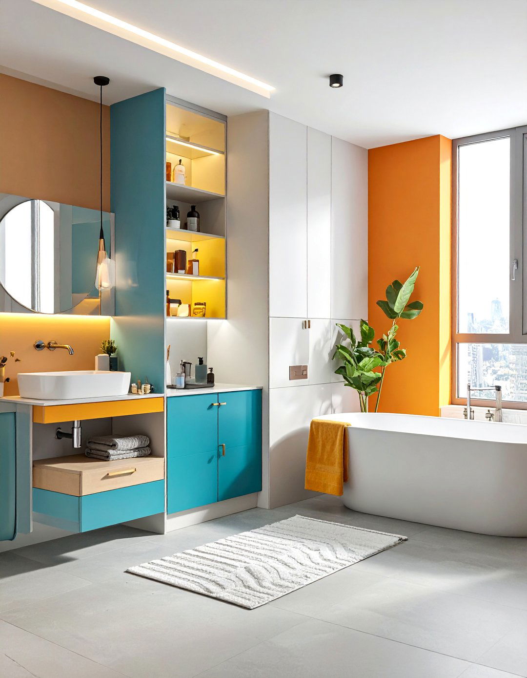 Customizable Modular Storage Systems - 15 His and Her Bathroom Ideas for a Shared Space