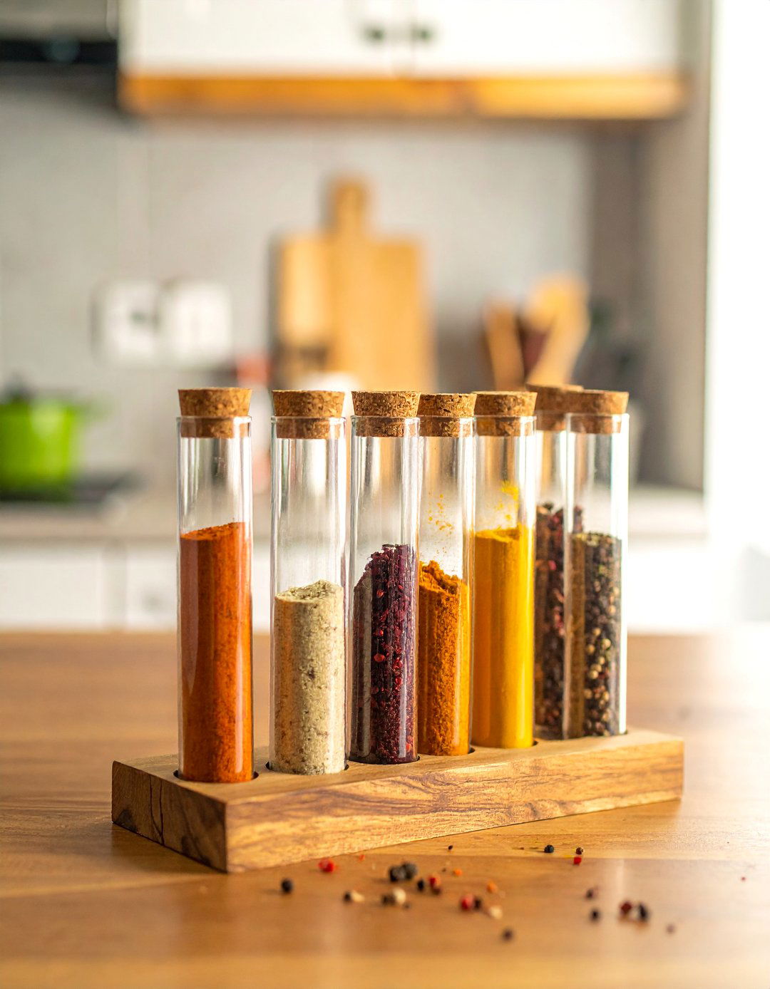 DIY Test Tube Spice Rack - 40 Creative Spice Rack Ideas for Organized Kitchens