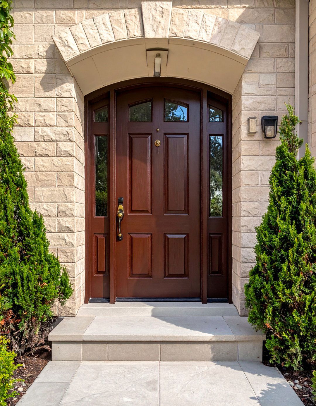 Dark Chocolate Brown Front Door - 15 Brown Front Door Ideas to Enhance Your Home's Curb Appeal