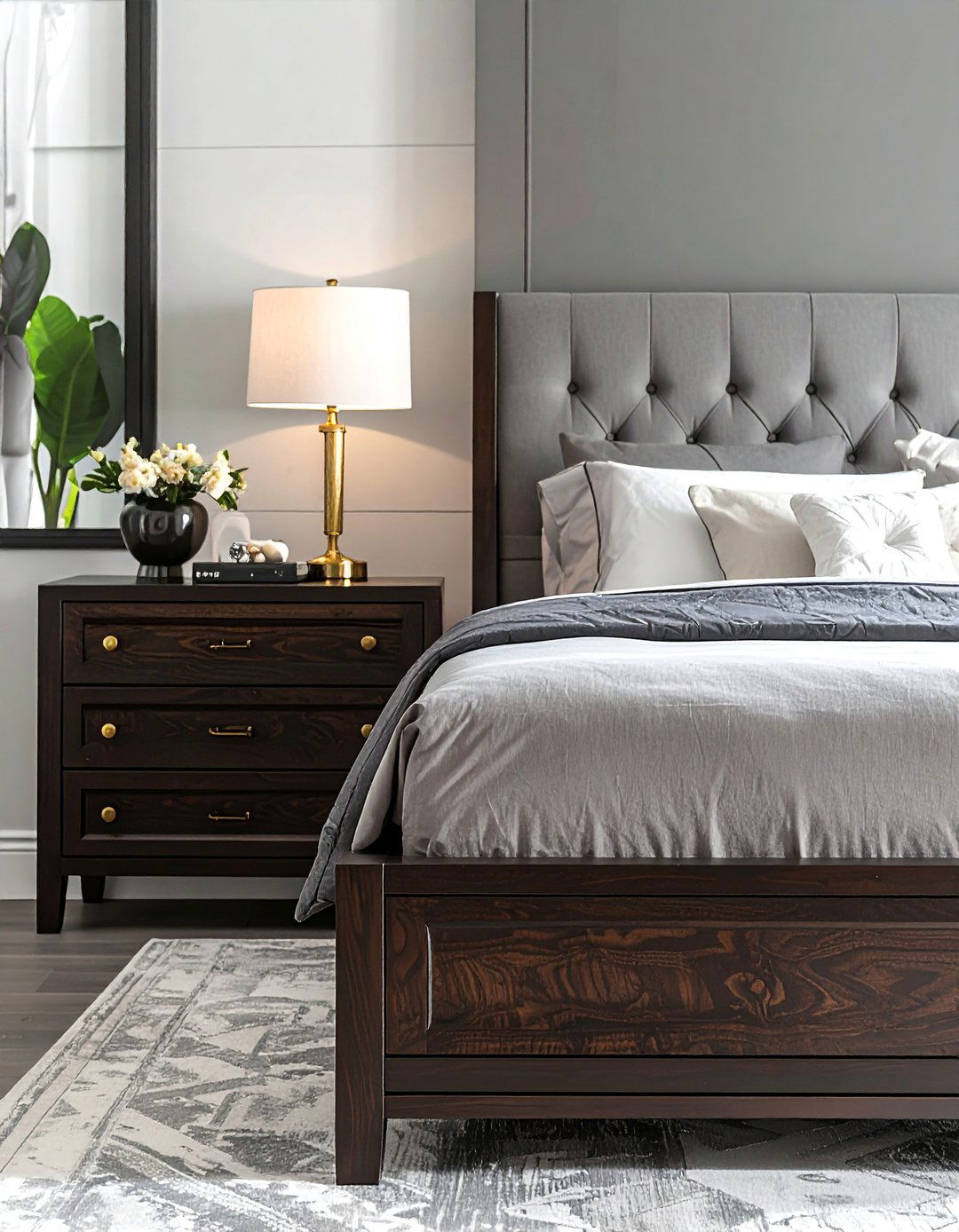 Dark Wood Bedroom Nightstands - 20 Dark Wood Interior Design Ideas for Your Home