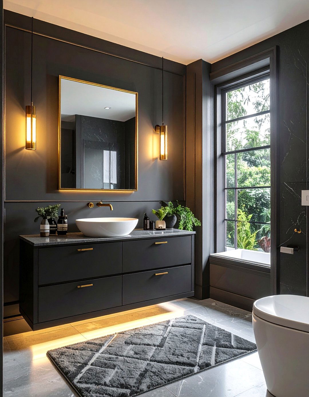Dark and Moody Aesthetic Bathroom - 20 Aesthetic Bathroom Ideas for a Stylish Space