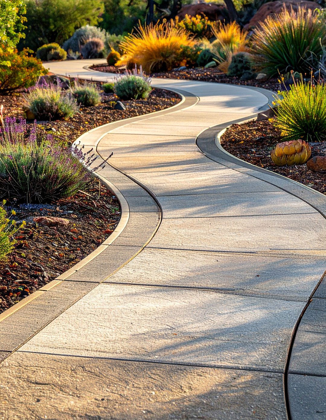 Decomposed Granite Curved Paths - 25 Curved Walkway Ideas for a Unique Outdoor Space