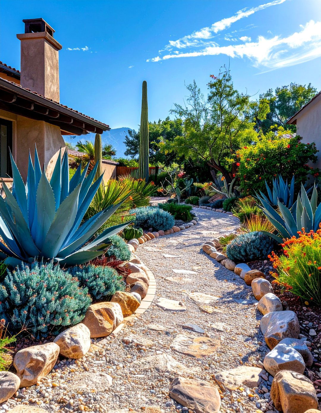 Decomposed Granite Pathways for Southwest Landscaping - 20 Southwest Landscaping Ideas for Your Front Yard
