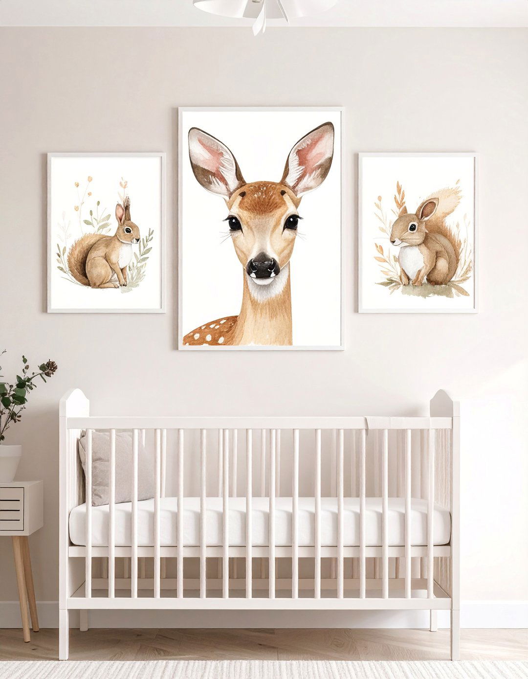 Deer Themed Wall Art Woodland Nursery - 25 Woodland Nursery Ideas for a Cozy Baby Room
