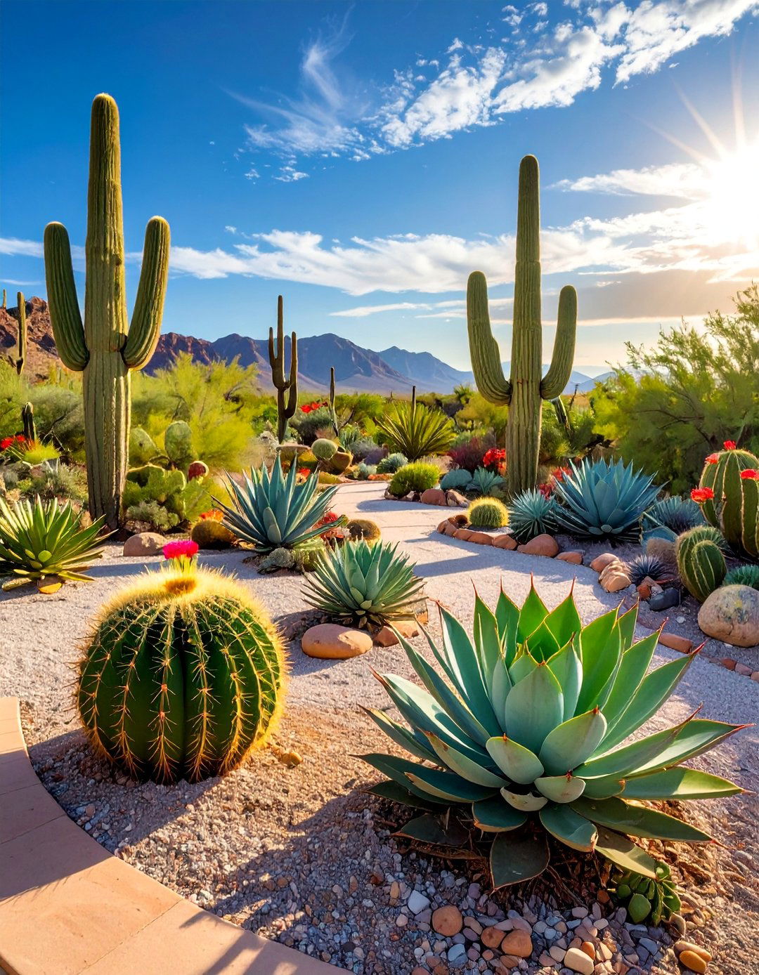 Desert Garden Drought Resistant Landscape - 25 Aesthetic Garden Ideas for a Beautiful Outdoor Space