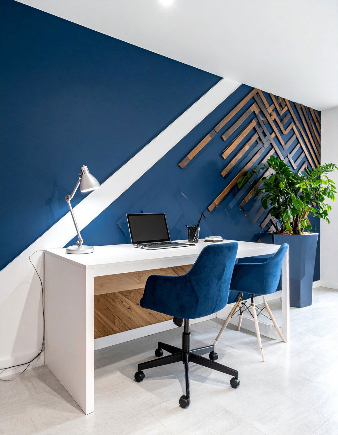 Diagonal Wood Slat Accent Wall - 40 Wood Slat Accent Wall Ideas for Your Home