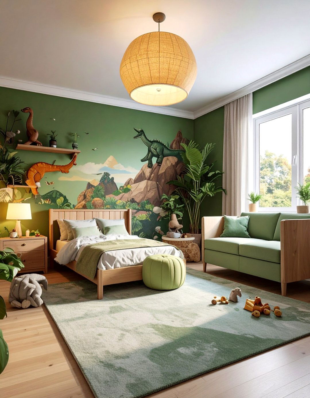Dinosaur Discovery Land - 20 Whimsical Nursery Ideas for a Magical Baby Room