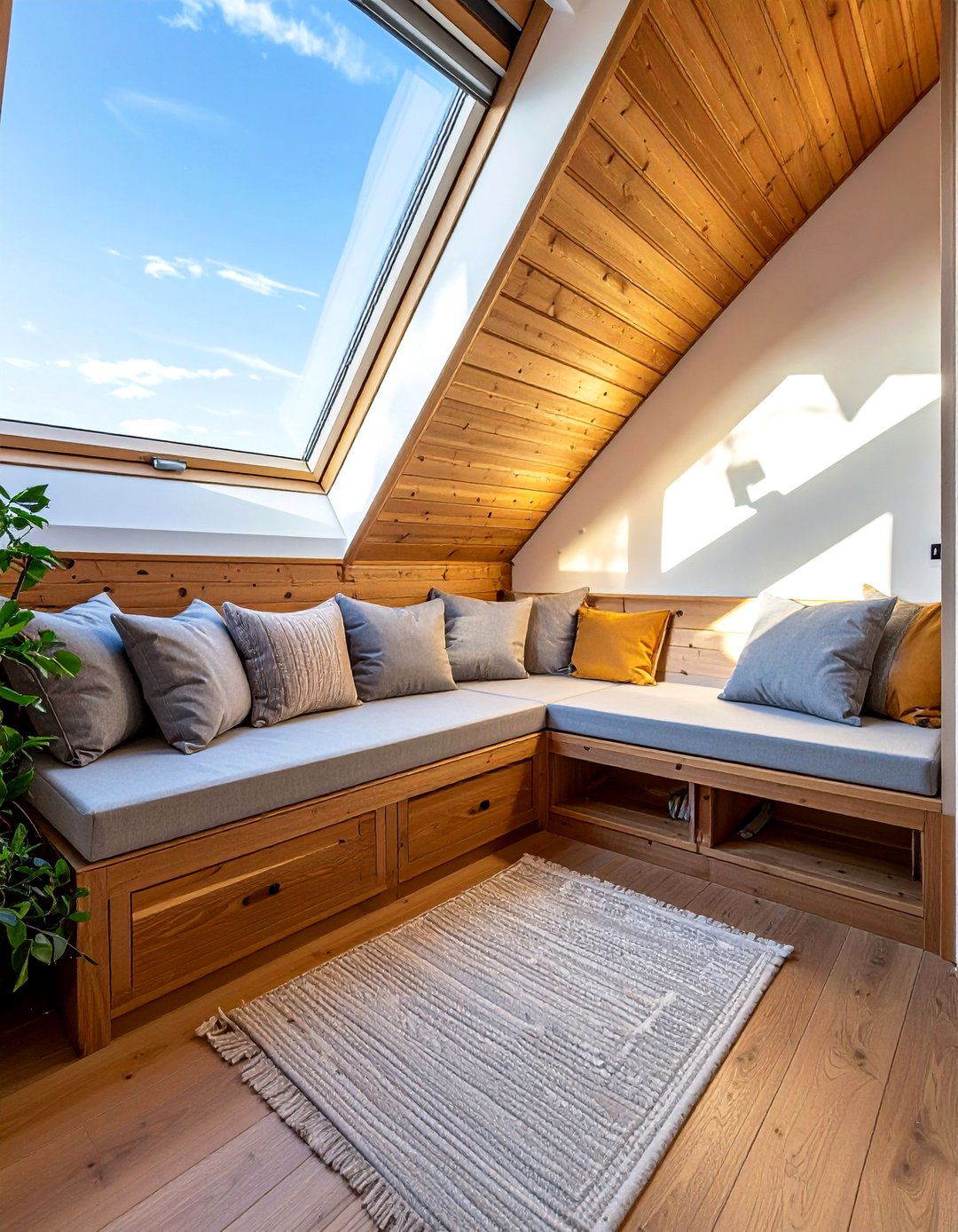 Dormer Balcony with Built In Bench Seating - 20 Dormer Balcony Ideas to Maximize Your Space