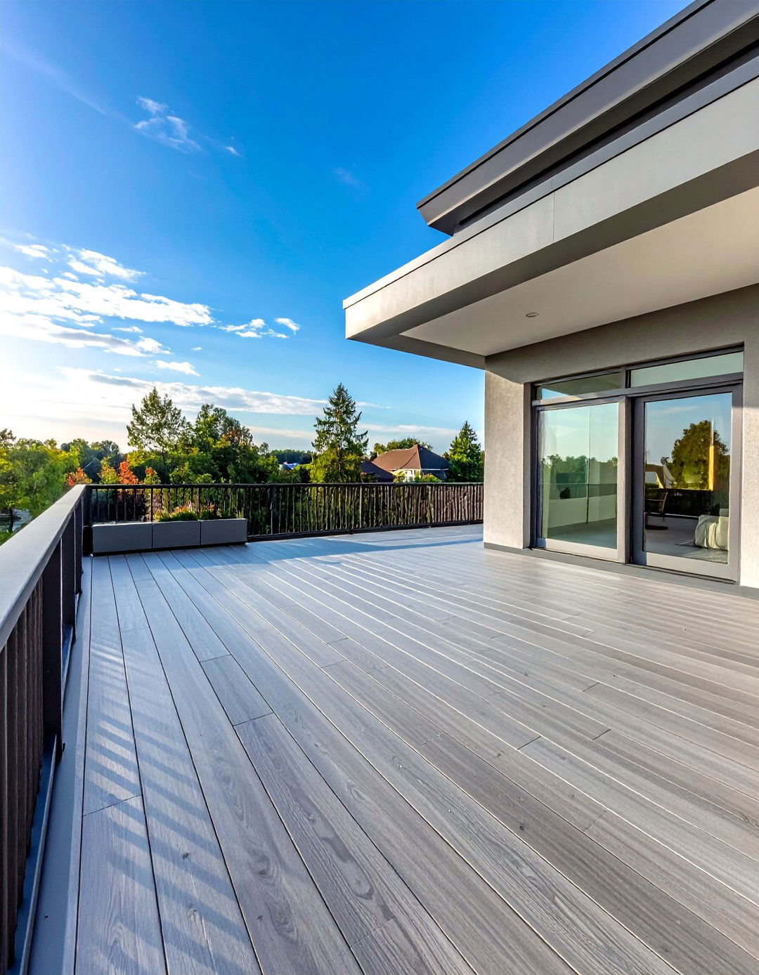 Dormer Balcony with Composite Decking - 20 Dormer Balcony Ideas to Maximize Your Space
