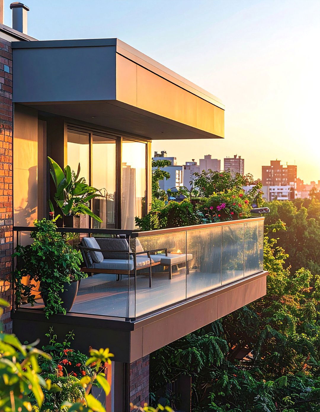 Dormer Balcony with Privacy Screens - 20 Dormer Balcony Ideas to Maximize Your Space