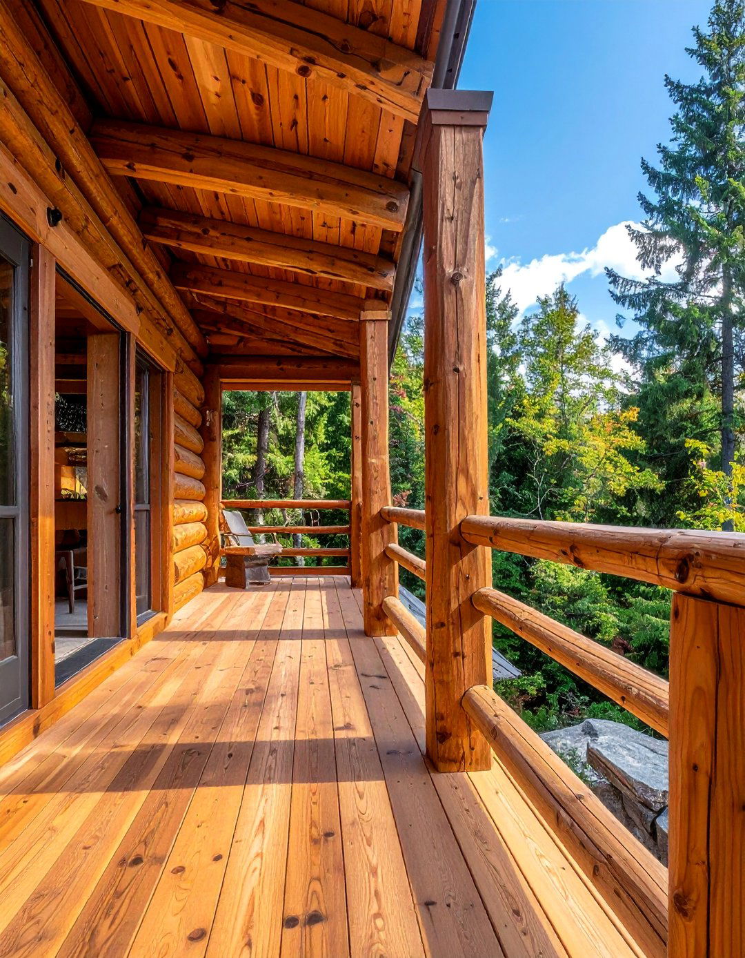 Dormer Balcony with a Rustic Wooden Finish - 20 Dormer Balcony Ideas to Maximize Your Space