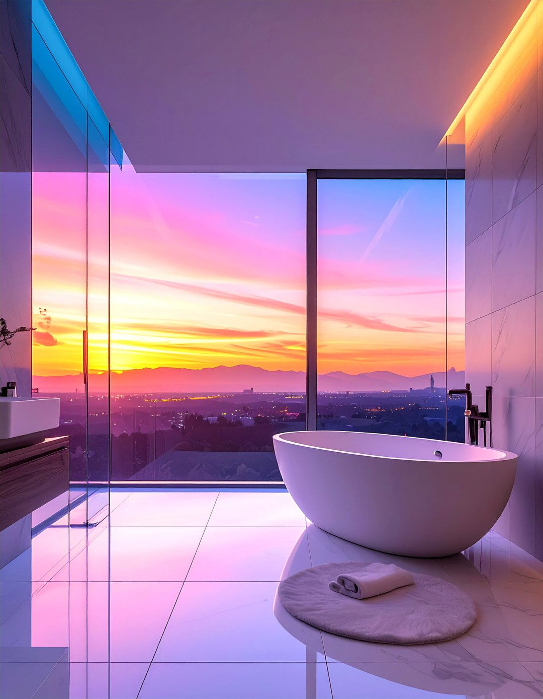 Electric Privacy Glass - 30 Bathroom Window Treatment Ideas for Privacy