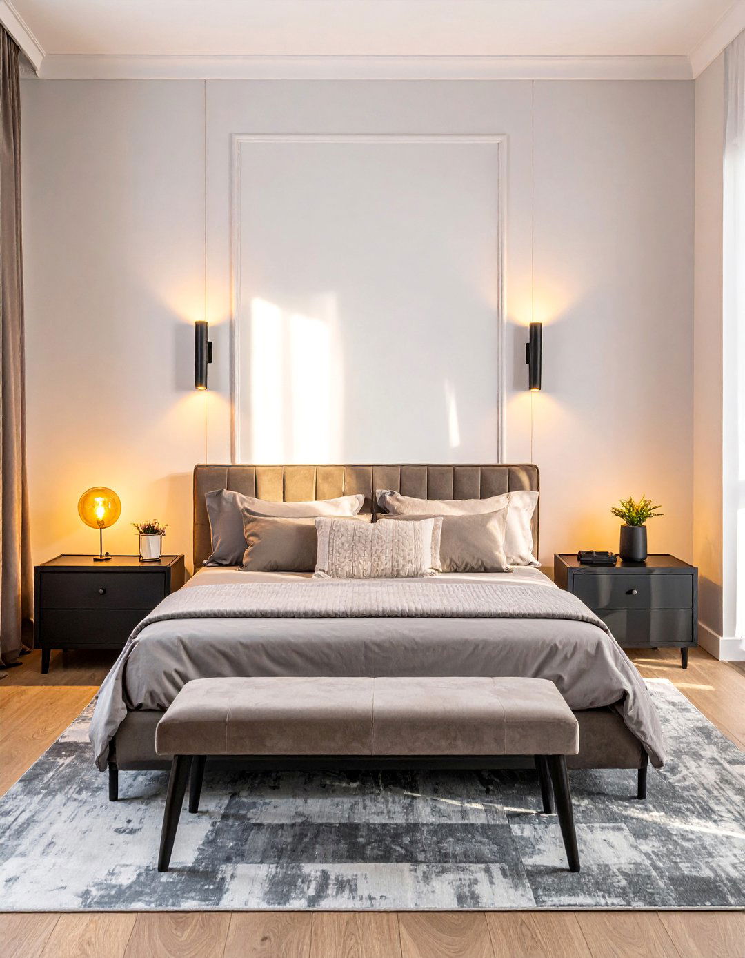 Elegant Wall Sconces for Bedside Lighting - 20 Dreamy Bedroom Design Ideas for a Relaxing Space