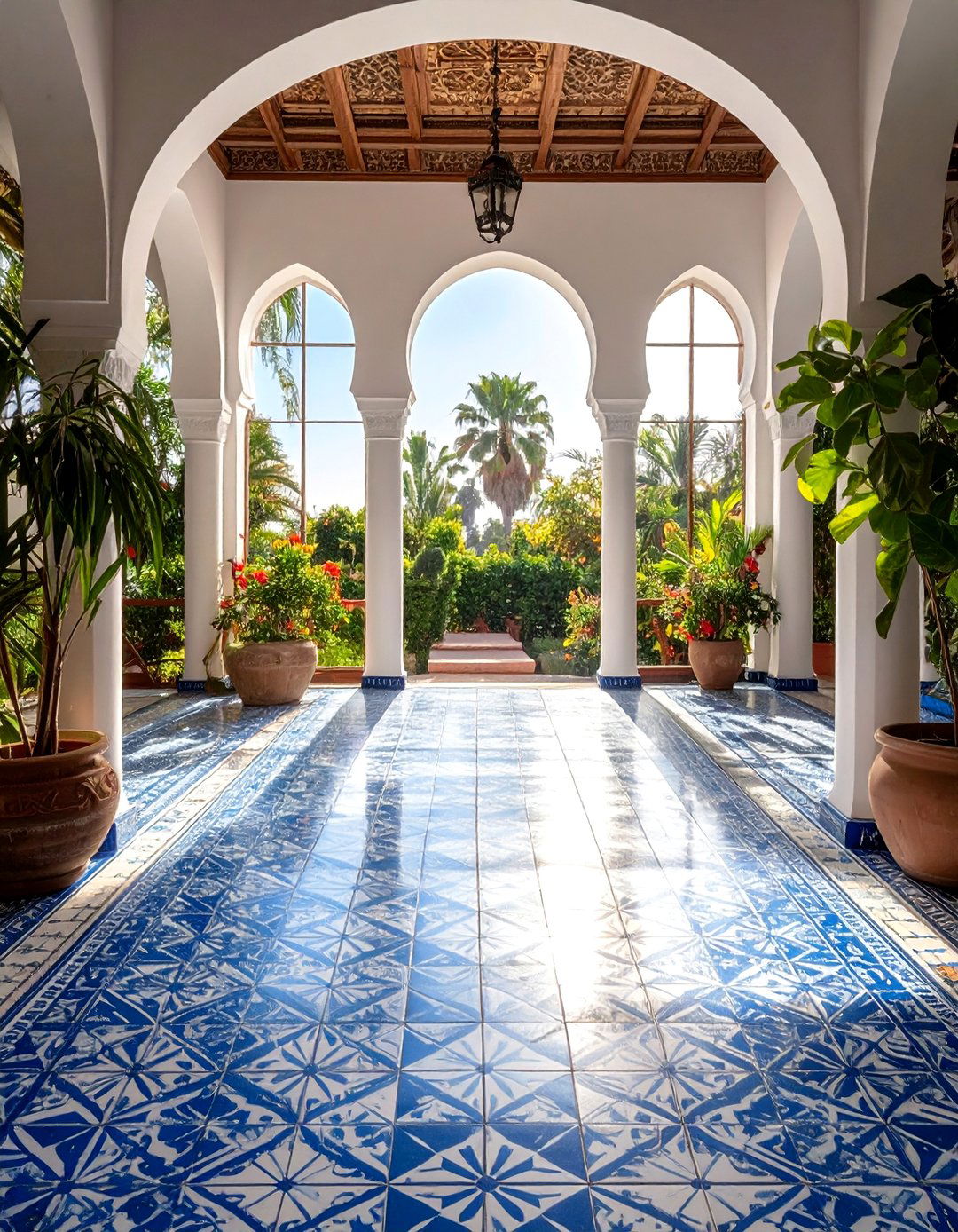 Encaustic Cement Tiles - 15 Sunroom Tile Floor Ideas for a Bright and Cozy Space