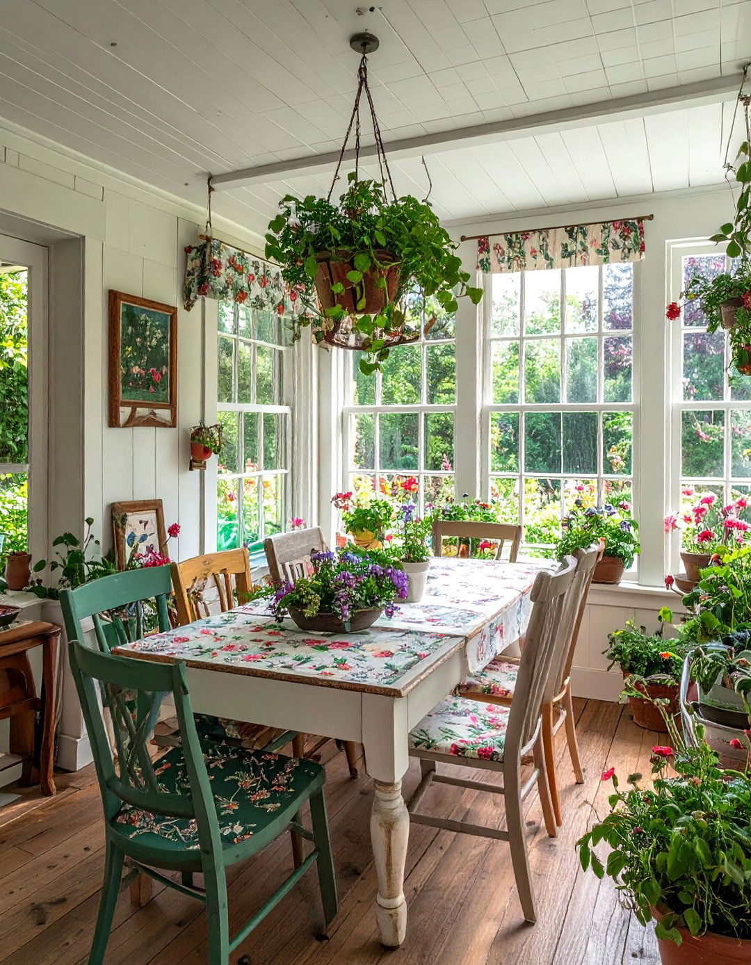 English Garden Sunroom Dining - 25 Sunroom Dining Room Ideas for a Bright Space