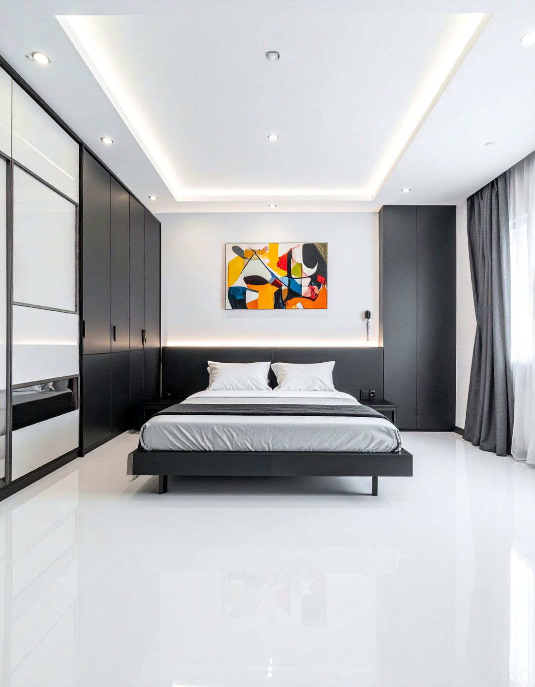 Epoxy Coated Concrete Floor Bedroom - 20 Concrete Floor Bedroom Ideas for a Sleek Look