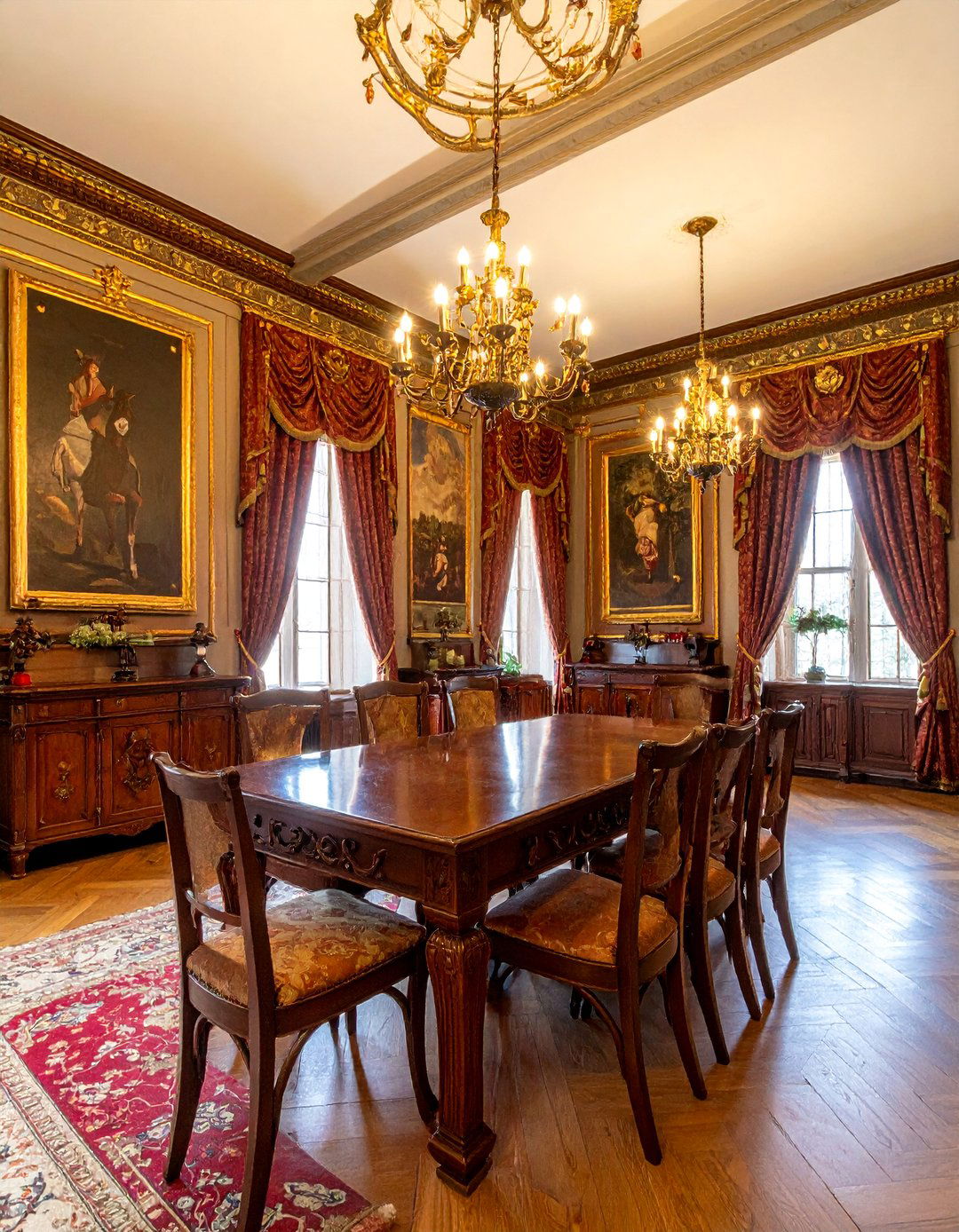 European Castle Hunting Hall - 25 Hunting Room Ideas for the Ultimate Sportsman's Retreat