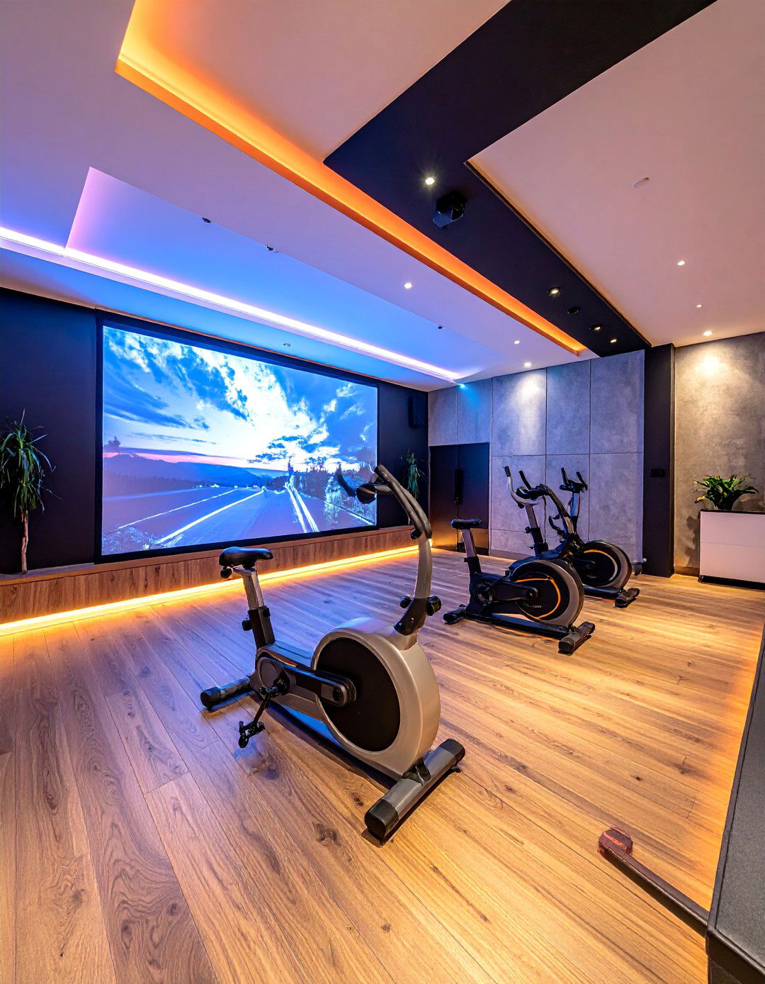 Exercise Room Theater - 40 Small Home Theater Ideas for Movie Nights