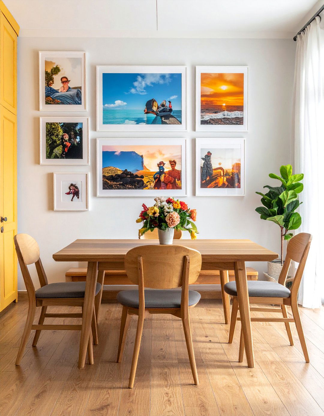 Family Photos Dining Room Gallery Wall - 20 Dining Room Gallery Wall Ideas for Stylish Decor