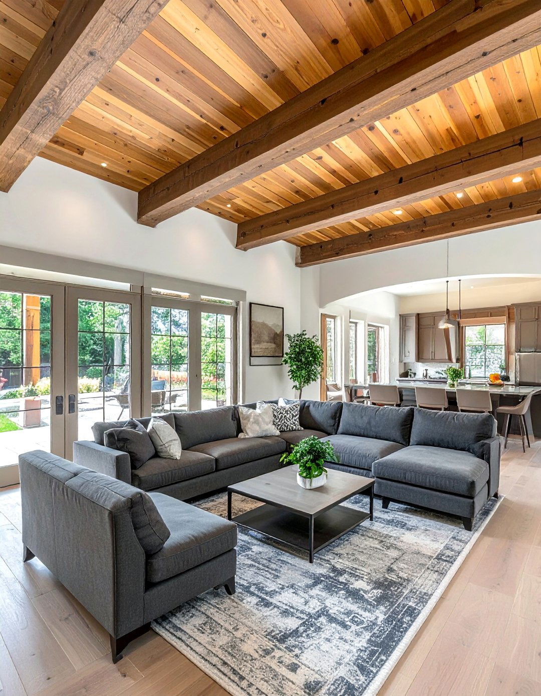 Faux Wood Vaulted Ceiling Beams - 20 Vaulted Ceiling With Beams Ideas for a Dramatic Look