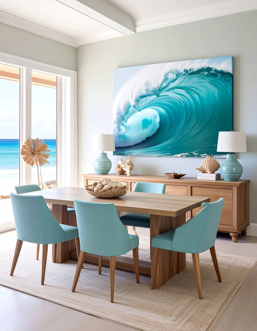 Featuring Ocean Inspired Artwork and Decor