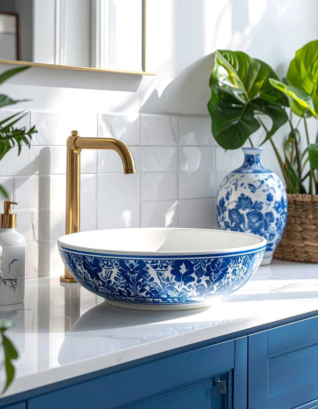 Featuring a Statement Sink - 20 Maximalist Bathroom Design Ideas for Bold Style